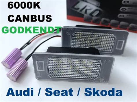 NY 36 LED Nummerpladelys Audi Skoda Seat VW Ballerup