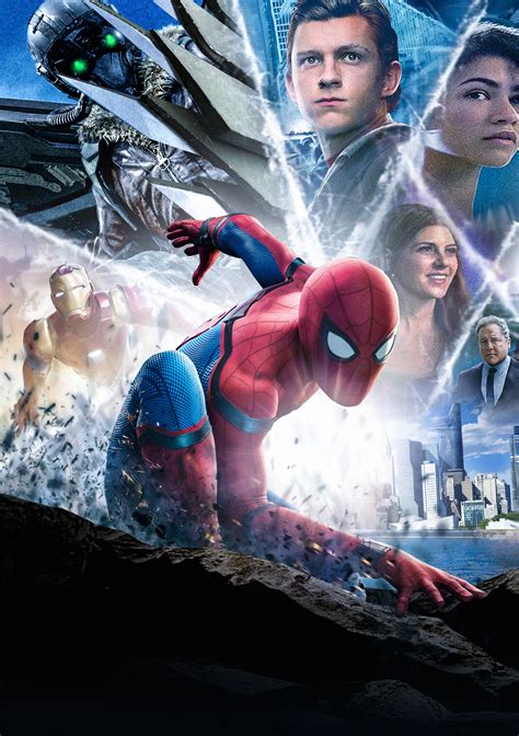 Marvel Spoiler Oficial Spider Man Homecoming Poster Textless