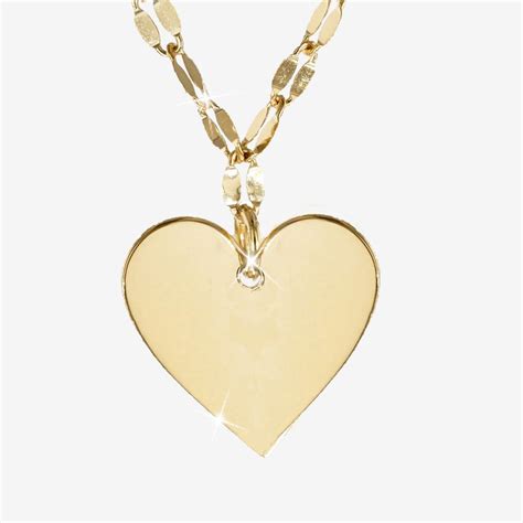 18ct Gold Vermeil On Silver Heart Necklace Warren James