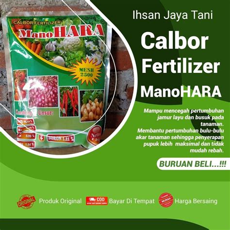 PUPUK KALSIUM MANOHARA KALSIUM BORON KEMASAN 1kg Lazada Indonesia