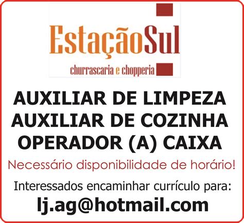 Jornal Meu Emprego Ms Vaga Auxiliar De Limpeza Auxiliar De