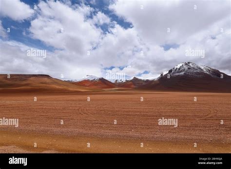 Landscape of the Bolivian highlands. Desert landscape of the Andean ...