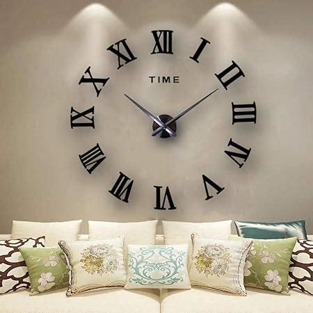 Amazon Timelike D Diy Wall Clock M Modern Frameless Large D