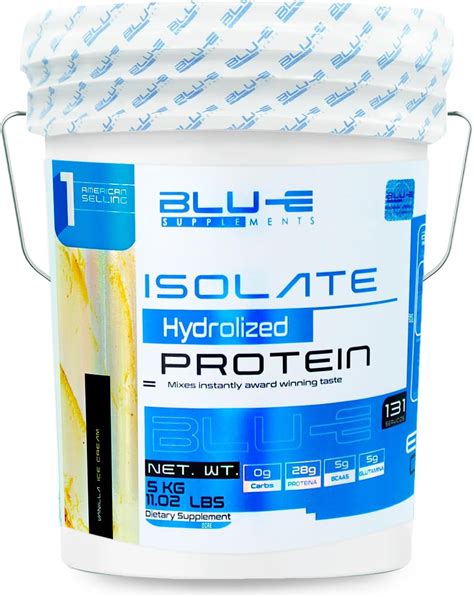 Blu E Prote Na Whey Hidrolizada Isolate Kg Sabor Vainilla Amazon