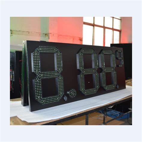 Led Gas Sign Green Sides Smart Sign Usa