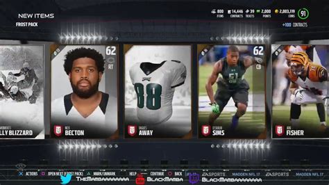 Ultimate Freeze Pack Opening Madden 17 Ultimate Team Youtube