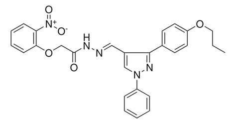 Nitrophenoxy N E Phenyl Propoxyphenyl H Pyrazol