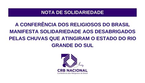 Crb Nacional Manifesta Solidariedade Aos Afetados Pelas Chuvas No Rio