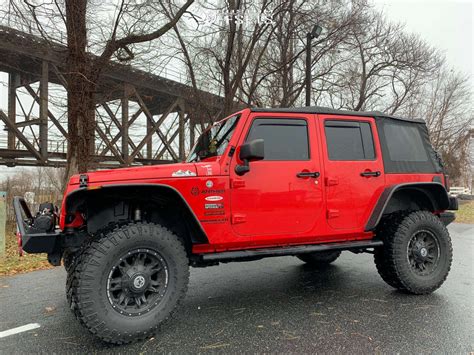 2016 Jeep Wrangler Jk With 17x9 12 Anthem Off Road Aviator And 31570r17 Goodyear Wrangler