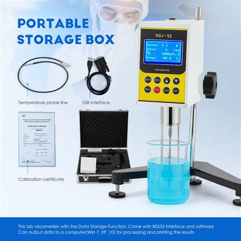 Cgoldenwall Ndj S Rotary Visometer Digital Rotational Viscosity Meter