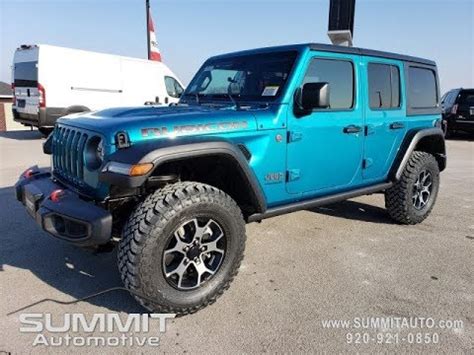 All New Jeep Wrangler Rubicon Door Bikini Blue Walk Around