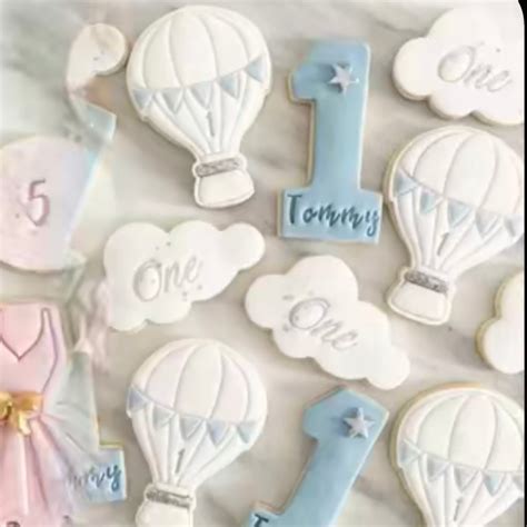 Hot Air Balloon Baby Cookies Dubai Butter Cookies Delivery To Dubai