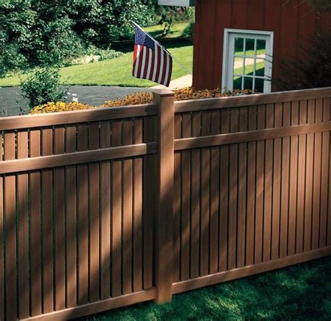 Brown Vinyl Fence As You Can See From The Image Above Most People Would Think That