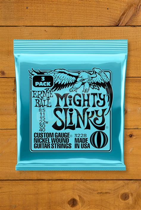 Ernie Ball Mighty Slinky Nickel Wound Electric Guitar Strings