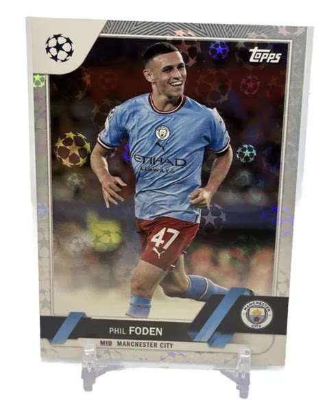 Topps Competizioni Uefa Per Club Phil Foden Starball