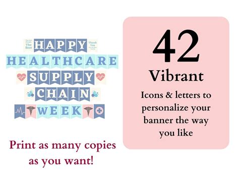 Healthcare Supply Chain Week Printable Banner Happy Supply Chain Week