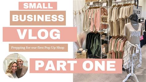 Small Business Vlog Prepping For Our St Pop Up Shop At A Market Part