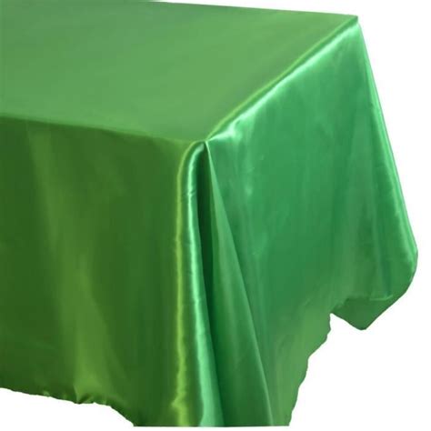 Linge de Table Nappe rectangulaire en Satin décoration pour mariage