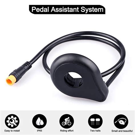 Electric Bicycle Double Hall 12 Magnet Pedal Assist Sensor Waterproof Ebike Pas Emotoer