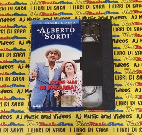 Vhs Film Dove Vai In Vacanza Grande Cinema Di Alberto Sordi Fabbri