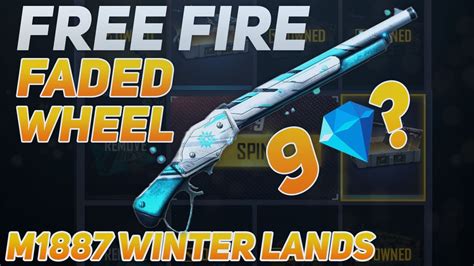 GOT NEW M1887 WINTERLAND SKIN FREE FIRE NEW EVENT 9SPIN YouTube