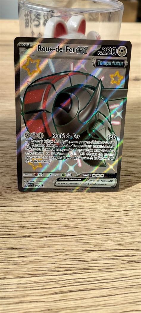 Carte Pokemon ROUE DE FER 073 PROMO EX Full Art FA SHINY EV4 5 SVP FR