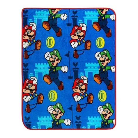 Cobija Manta Super Mario Bros Para Ni Os Suavecita Env O Gratis