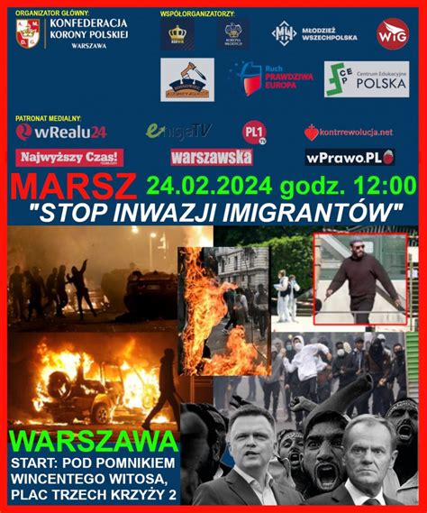 Stop Inwazji Imigrant W W Stolicy Szykuje Si Wielka Manifestacja