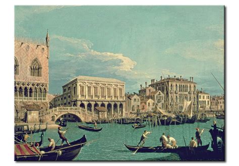 Kunstkopie Seufzerbrücke Venedig La Riva degli Schiavoni Canaletto