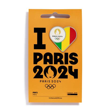 Pins Jo 2024 Drapeau Mali