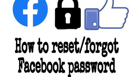 How To Reset Forgot Facebook Password Youtube