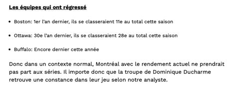 Hockey30 Même si le CH fait les séries Marc Bergevin doit être