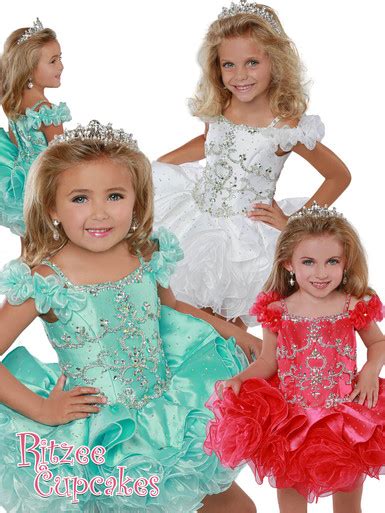 Cupcake B277 Ritzee Girls Pageant Dress | PageantDesigns.com