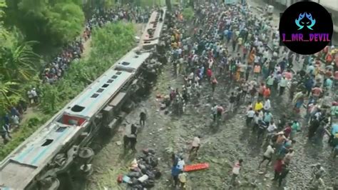 Drone Shot Of Orissa Train Accident Update Highlight Odisha