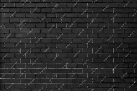 Premium Photo Stylishly Urban Textured Black Brick Wall Backdrop