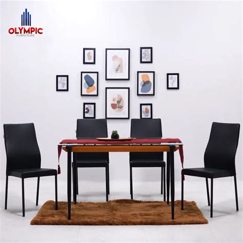 Meja Makan Olympic Dining Table Set Dengan Kursi Pcs Dtm Lamont