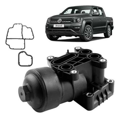 Suporte Do Filtro E Do Resfriador Óleo Amarok 2 0 Tdi Bitdi