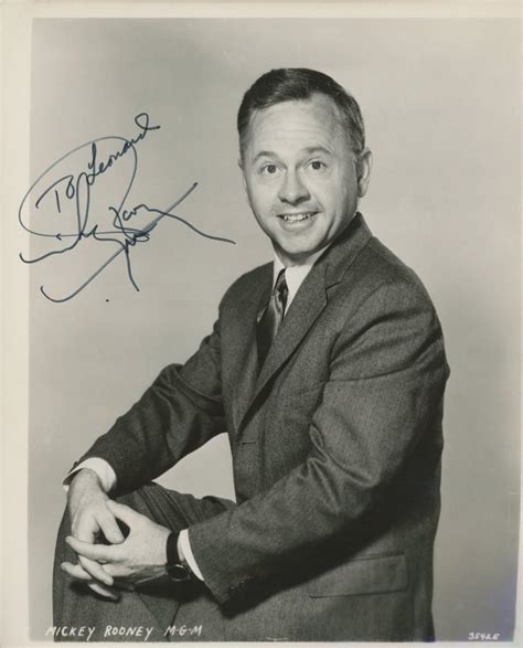 Mickey Rooney Signed Photo GFA Authenticated EstateSales Org