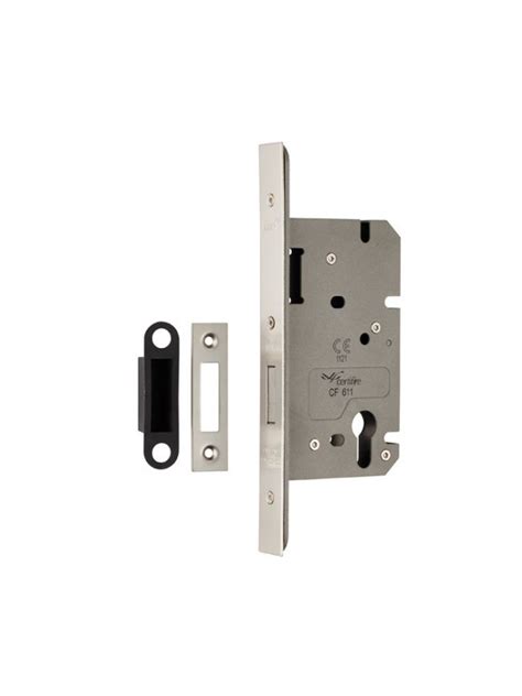 Eurospec Easi T Din Euro Profile Deadlock Satin Stainless Steel