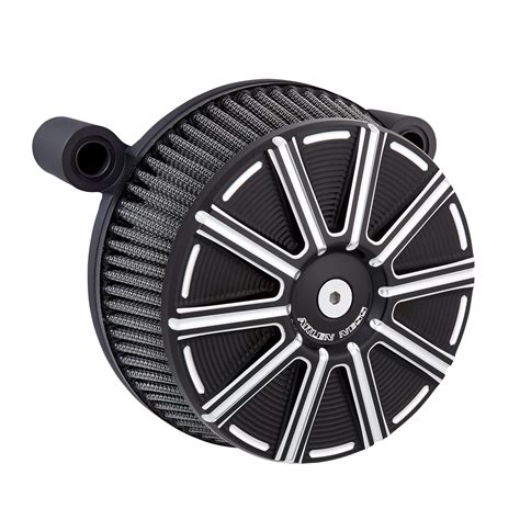 Arlen Ness 10 Gauge Stage 1 Big Sucker Air Cleaner Kit In Black With