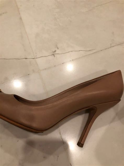 Lv Nude Heels Women S Fashion Footwear Heels On Carousell