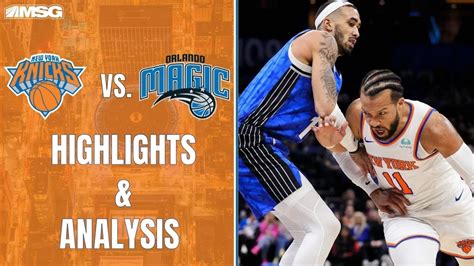 Shorthanded Knicks Fall To Magic In Final Game Before All Star Break