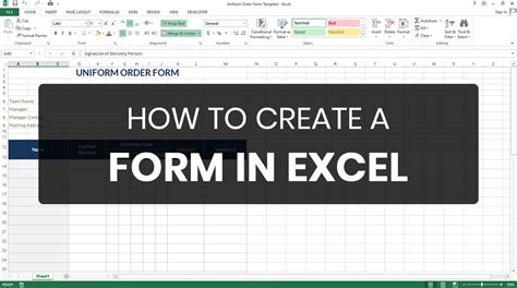 Unlock The Secrets Master Form Creation In Excel My Blog