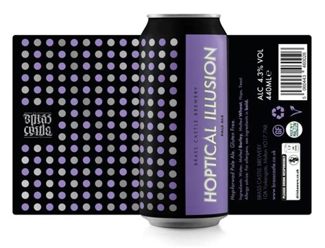 Hoptical Illusion 43 Pale Ale 440ml Can Brass Castle Brewery