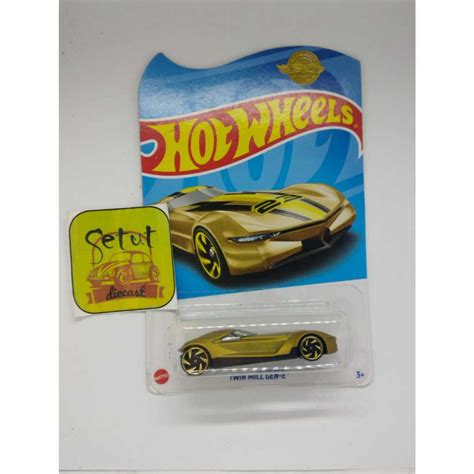Hot WHEELS HOTWHEELS GOLD TWIN MILL GEN E GOLD Shopee Philippines