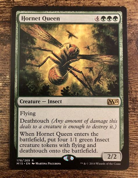 Mtg Hornet Queen Magic 2015 178269 Regular Rare For Sale Online Ebay