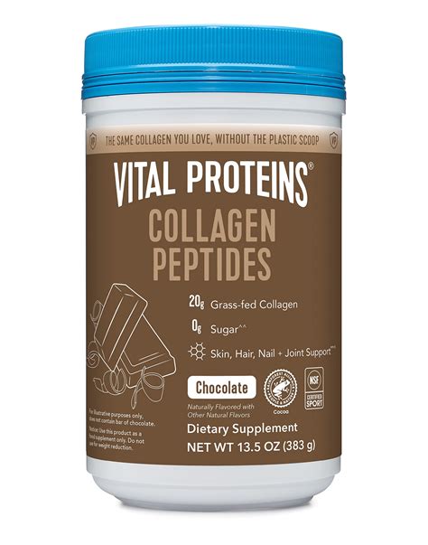 Buy Vital Proteinscollagen Peptides Powder Promotes Hair Nail Skin And Joint Chocolate 13