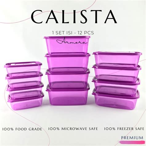 Jual TOPLES PLASTIK CALISTA FURANO SET 6 TEMPAT KOTAK BOX WADAH