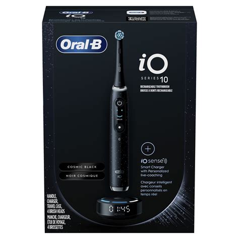 Oral B IO Series 10 Rechargeable Electric Toothbrush 4 Brush Heads