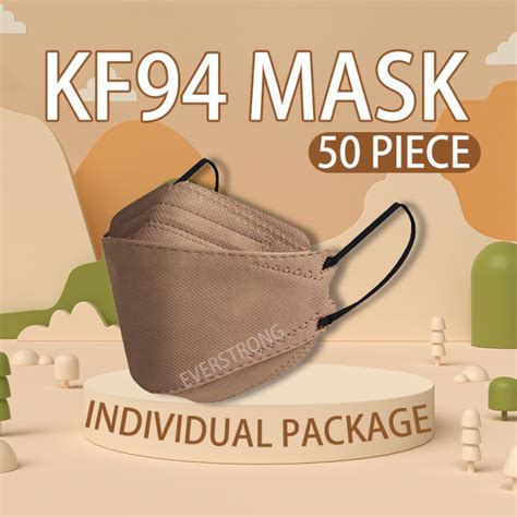 KF94 Mask Original 50 Pcs Fda Approved Korea New Design Multi Color